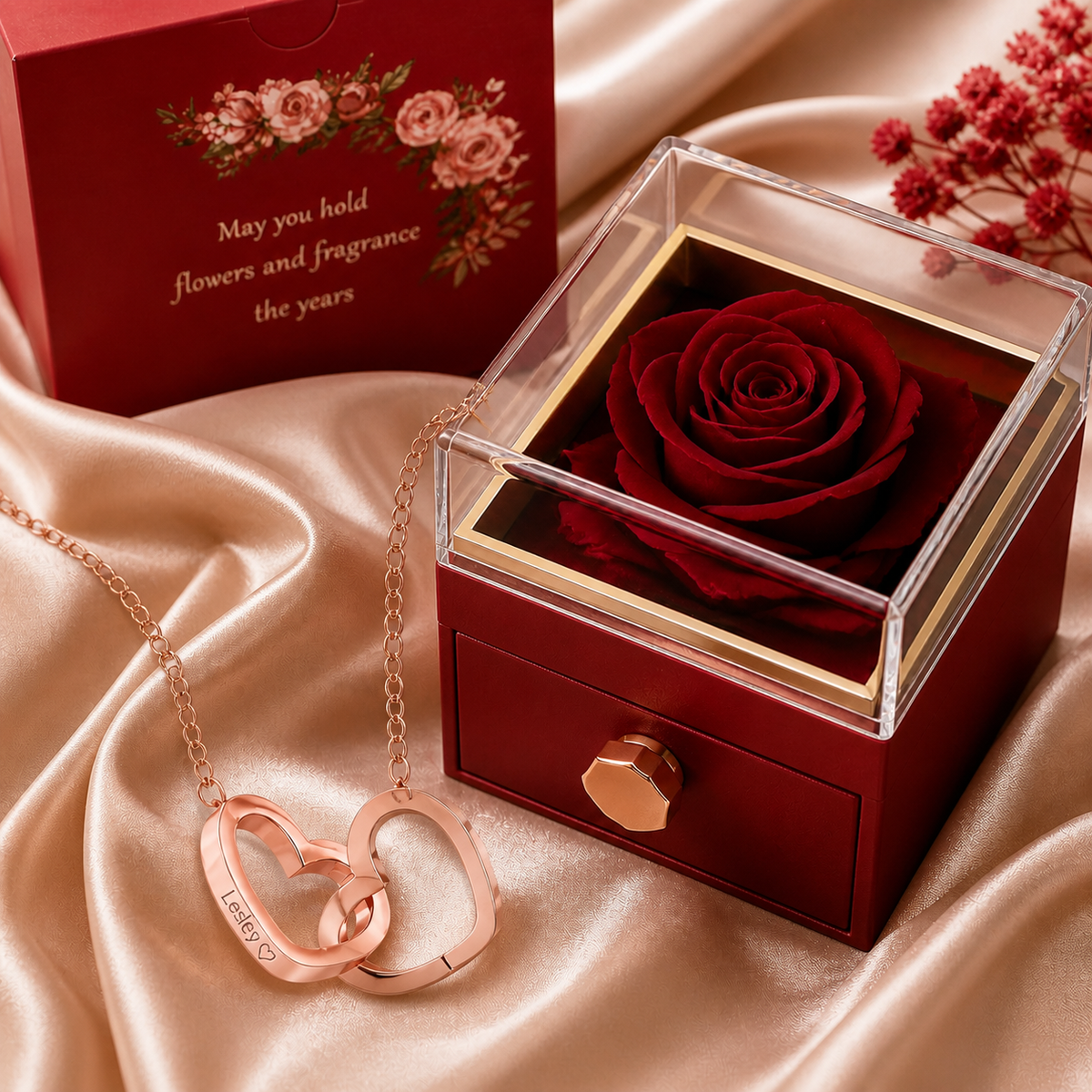 The Eternal Rose Necklace — Lovemance